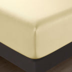 Full Sheet Set, Beige Bed Sheet Soft Cozy Microfiber, 6 Piece, All Season Fitted Sheet Pillowcases