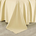 Full Sheet Set, Beige Bed Sheet Soft Cozy Microfiber, 6 Piece, All Season Fitted Sheet Pillowcases